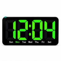 Reloj Digital LED de Pared y Mesa 26x13 cm - Pantalla Grande