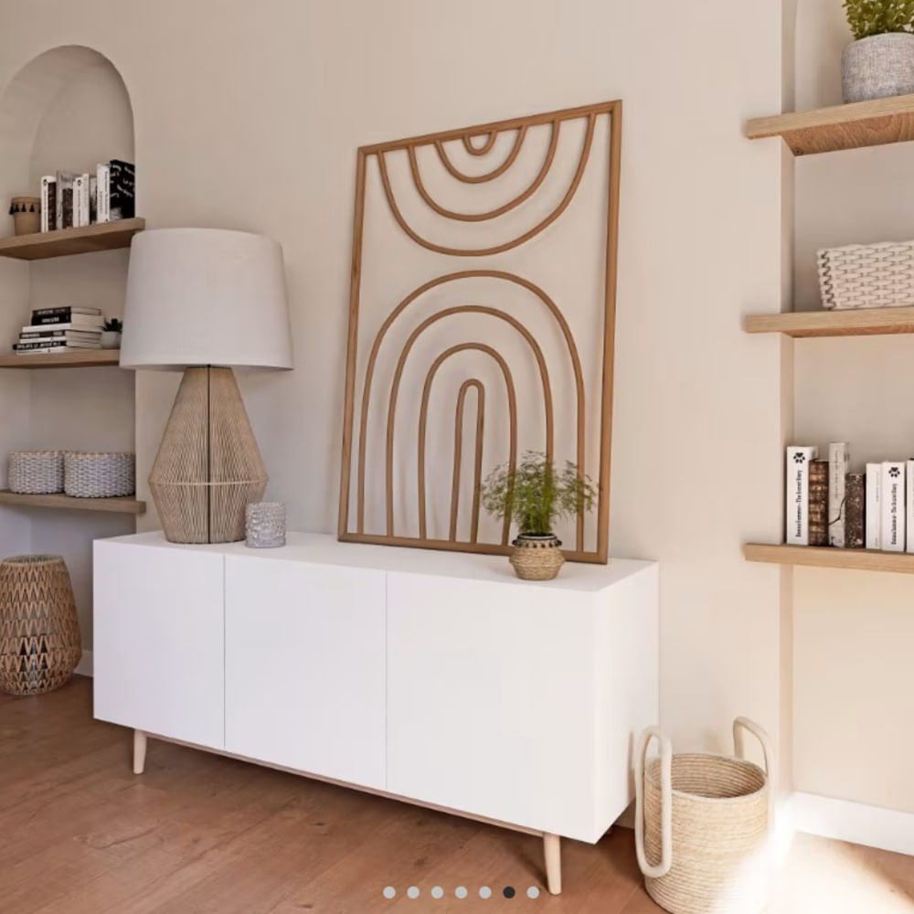 Aparador Vintage Melani Blanco 3 Puertas RyR MUEBLES