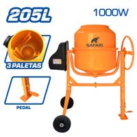 MEZCLADORA DE CONCRETO 205L 1000W