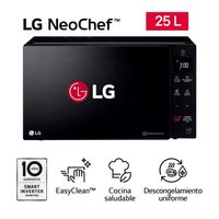 Horno Microondas LG MS2536GIS 25L EasyClean Negro