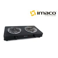 Cocina Eléctrica IMACO de 02 hornillas HP1400 - Negro