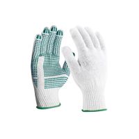 Guantes de algodón con puntos de PVC Green Supply