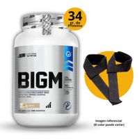 BIGM DE 2kg VAINILLA CON STRAPS - GANADOR DE MASA