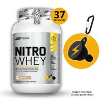 NITRO WHEY DE 1kg VAINILLA CON PORTASUPLES - PROTEÍNA WHEY
