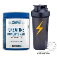 CREATINA APPLIED NUTRITION DE 500gr CON SHAKER - CREATINA MICRONIZADA