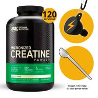 CREATINA ON DE 600gr CON CUCHARA MEDIDORA Y PORTASUPLEMENTOS