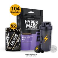 Ganador de masa Hyper mass 15lb Chocolate Creatina DY de 300gr - regalos