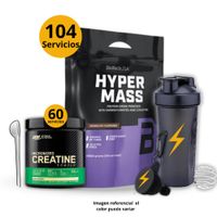 Ganador de masa Hyper mass 15lb Chocolate - Creatina Optimum Nutrition de 300gr -regalos
