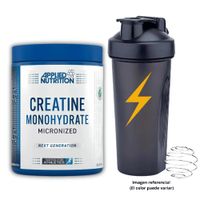 Creatina Applied Nutrition 500gr Monohidratada Micronizada y Shaker