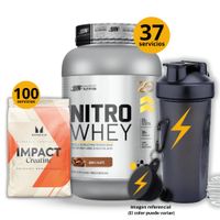Proteína Nitro whey de 1kg Chocolate - Creatina Myprotein de 500gr - regalos