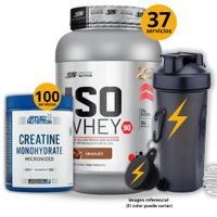 Proteína Iso whey 90 de 1kg Chocolate - Creatina Applied Nutrition de 500gr - regalos