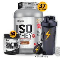 Proteína Iso whey 90 de 1kg Chocolate - Creatina Nutrex de 300gr - regalos
