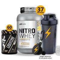 Proteína Nitro whey de 1kg Vainilla - Creatina DY de 300gr -regalos