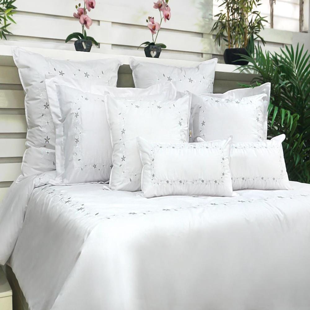 Funda Duvet Belha 220 Hilos Algodón Deluxe - Plateado Arlin King