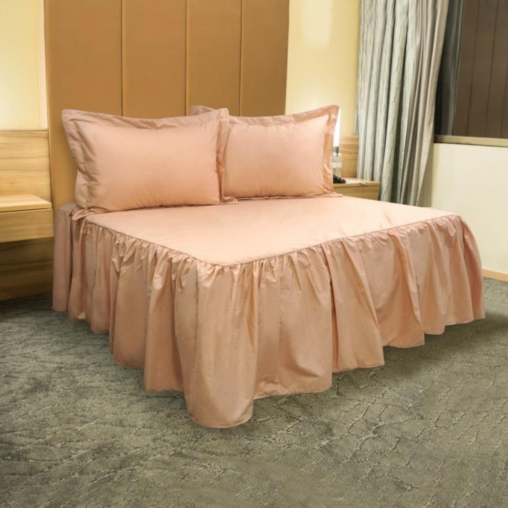 Juego De Sábanas Cool 150 Hilos Cotton Confort - Nude Arlin Queen