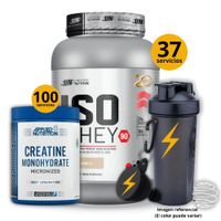 Proteína Iso whey 90 de 1kg Vainilla - Creatina Applied Nutrition de 500gr - regalos
