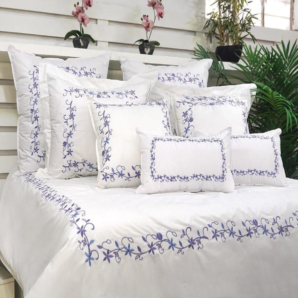 Funda Duvet Belha 220 Hilos Algodón Deluxe - Violeta Arlin 1.5 Plazas