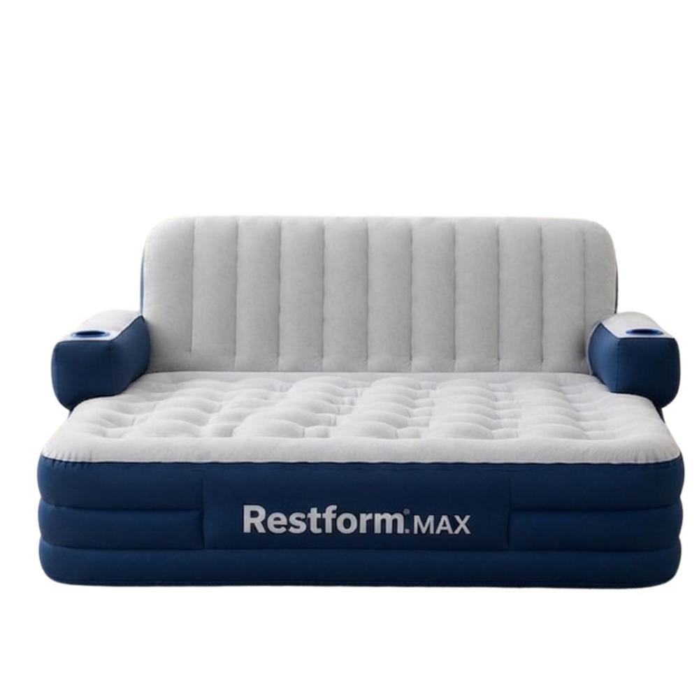 Cama inflable Restform Max queen Size 3 en 1 azul