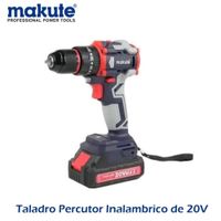 TALADRO PERCUTOR INALAMBRICO CON CHUCK DE METAL 20V