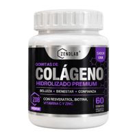 Gomitas Colageno Resveratrol Biotina Vitamina C Zendlab 60Und Uva
