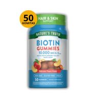 BIOTINA 10.000 MCG - 50 GOMITAS SIN AZUCAR SABOR DURAZNO