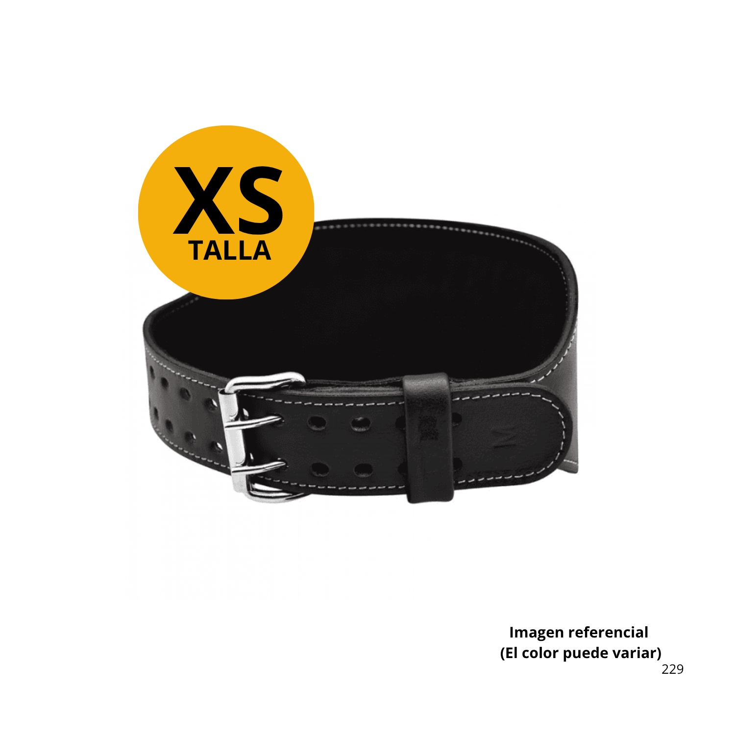 CINTURON PARA LEVANTAMIENTO DE PESAS PARA GIMNASIO TALLA XS