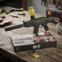 Metralleta De Juguete Ak47 Eléctrica Con Bolas De Hidrogel