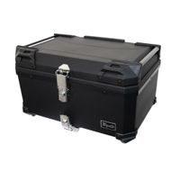 Cajuela de Plastico de 60L de Capacidad y Respaldar para Moto XKUDO
