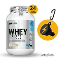 WHEYPRO DE 1kg VAINILLA CON PORTASUPLES - PROTEÍNA WHEY