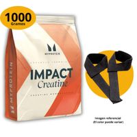 Creatina MyProtein 1kg Monohidratada y Straps