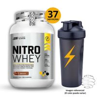 NITRO WHEY DE 1kg CHOCOLATE CON SHAKER - PROTEÍNA WHEY