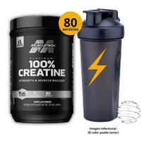 CREATINA PLATINUM DE MUSCLETECH DE 400gr CON SHAKER - CREATINA MONOHIDRATADA