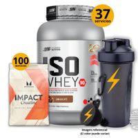 Proteína Iso whey 90 de 1kg Chocolate - Creatina Myprotein de 500gr - regalos
