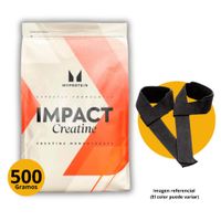 Creatina MyProtein 500gr Monohidratada y Straps