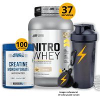 Proteína Nitro whey de 1kg Galleta - Creatina Applied Nutrition de 500gr -regalos