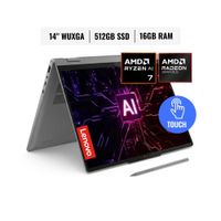 Laptop Lenovo Ideapad 5 2 en 1 AMD Ryzen 7 250 con IA 16GB DDR5 512GB Lapiz 14 Tactil 83UJ0012LM