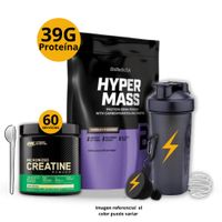 Ganador de masa Hyper mass 1kg Chocolate - Creatina Optimum Nutrition de 300gr - regalos