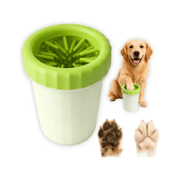 Limpia Patitas Portátil Para Perros - Verde