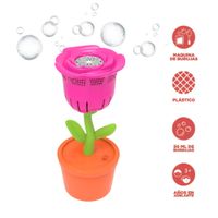 Juguete Maquina de Burbujas de Rosa Fucsia Bubble Machine