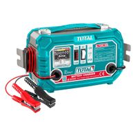 Cargador de Batería 6V - 12V 6A TOTAL Taller Automotriz 40-90Ah Amperímetro Analógico TBC1501