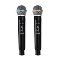 MICROFONO DUAL VOCALIST INALAMBRICO RECARGABLE MAXTRON