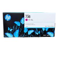 CARTUCHO DE TINTA HP 738 MAGENTA 676M7A DESIGNJET T850 T950 ORIGINAL - 300ML