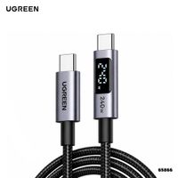 CABLE UGREEN 240W 1M CON PANTALLA LED NEGRO