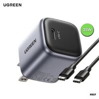 CARGADOR UGREEN  CARGADOR GAN X517-SET USB-C 25W CON CABLE 1M
