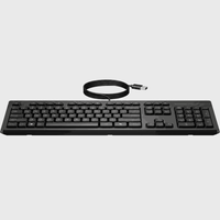 Teclado HP 125 G2 USB Alámbrico Negro AY2Y7AA