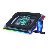 COOLER GAMER PARA LAPTOP CYBERCOOL HA-81 1X12CM DISPLAY RGB