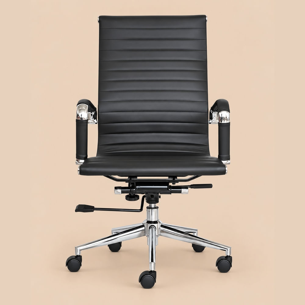 Silla De Escritorio Ejecutiva Vertex Black Ventitas Home