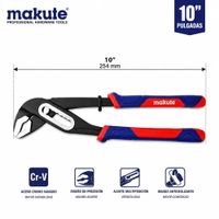 Alicate Pico de Loro Makute 10 Pulgadas Cr-V Ajustable Profesional
