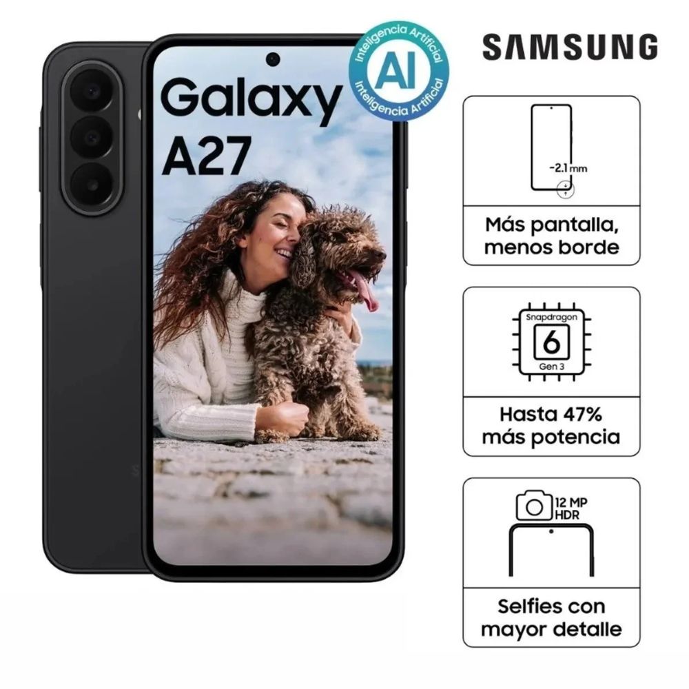 Samsung Galaxy A27 5g 256gb 8gb - Negro