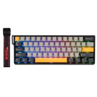 TECLADO AULA WIN60HE MAX CABLEADO BLACK GREY YELLOW-MAGNETIC